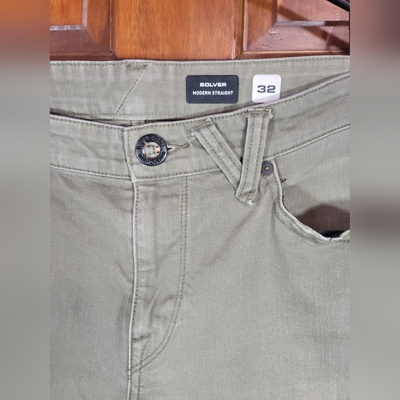Volcom Brand Jean's Solver modern straight 32 - Picture 2 of 5